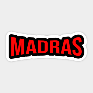 Madras Tamil Sticker